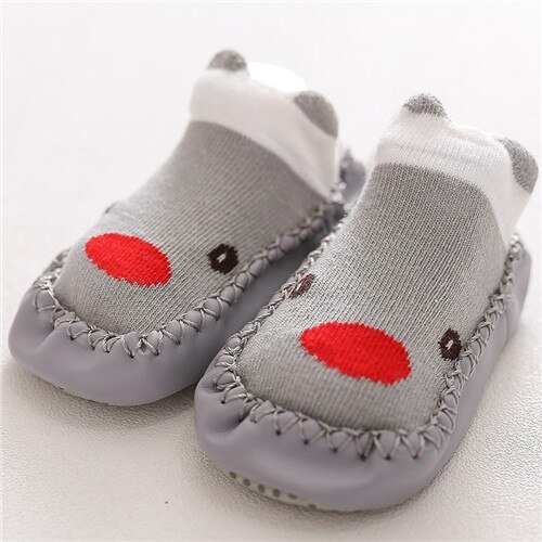 Newborn/Baby Unisex Socks With Rubber Soles